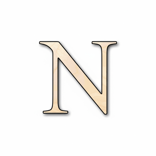 Unfinished Wood Nu Silhouette - Craft - up to 46" DIY - NameSigns.com