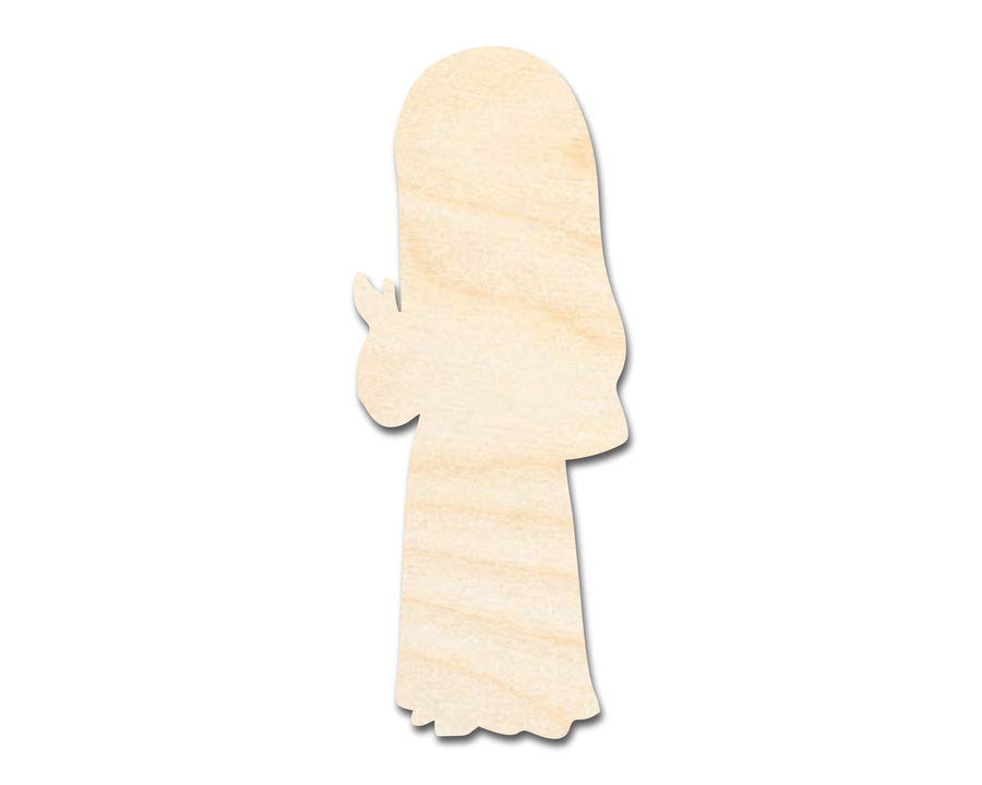 Unfinished Wood Nun Shape | DIY Craft Cutout | up to 46" DIY - NameSigns.com