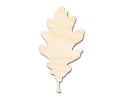Unfinished Wood Oak Leaf Shape - Fall - Craft - up to 46" DIY - NameSigns.com