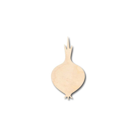 Unfinished Wood Onion Shape - Garden - Kitchen - Food - Craft - up to 46" DIY - NameSigns.com