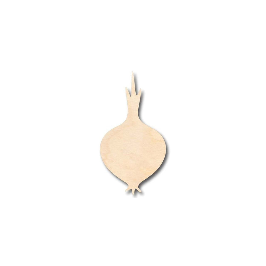 Unfinished Wood Onion Shape - Garden - Kitchen - Food - Craft - up to 46" DIY - NameSigns.com