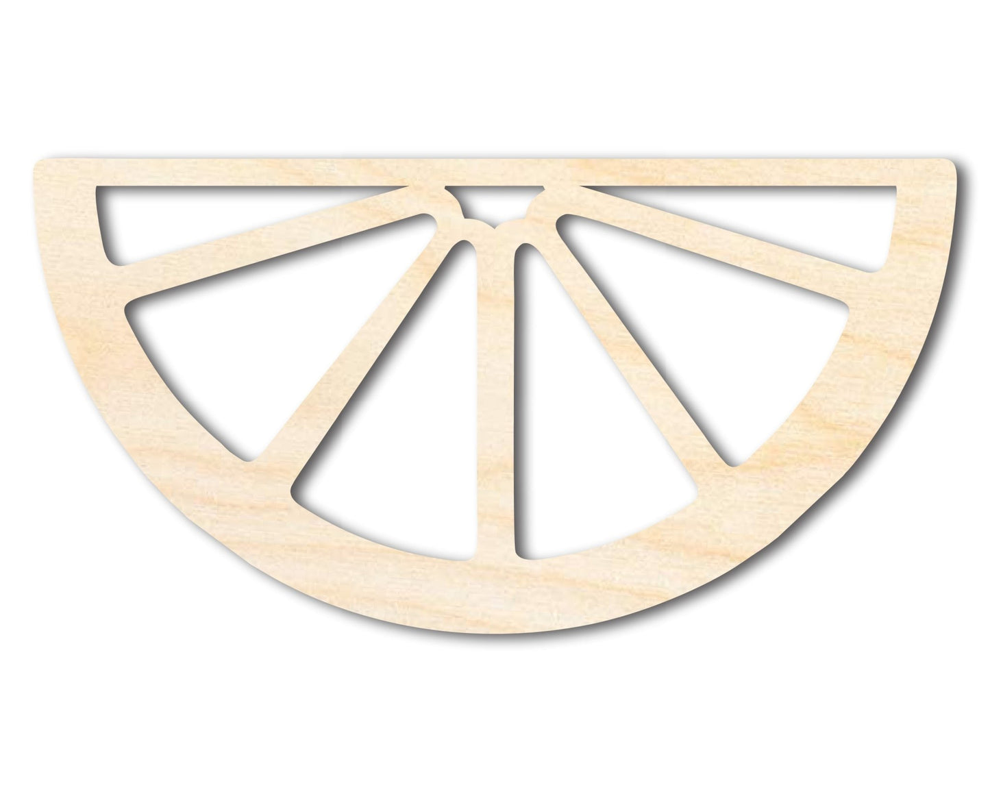 Unfinished Wood Orange Slice Shape | DIY Craft Cutout | up to 46" DIY - NameSigns.com