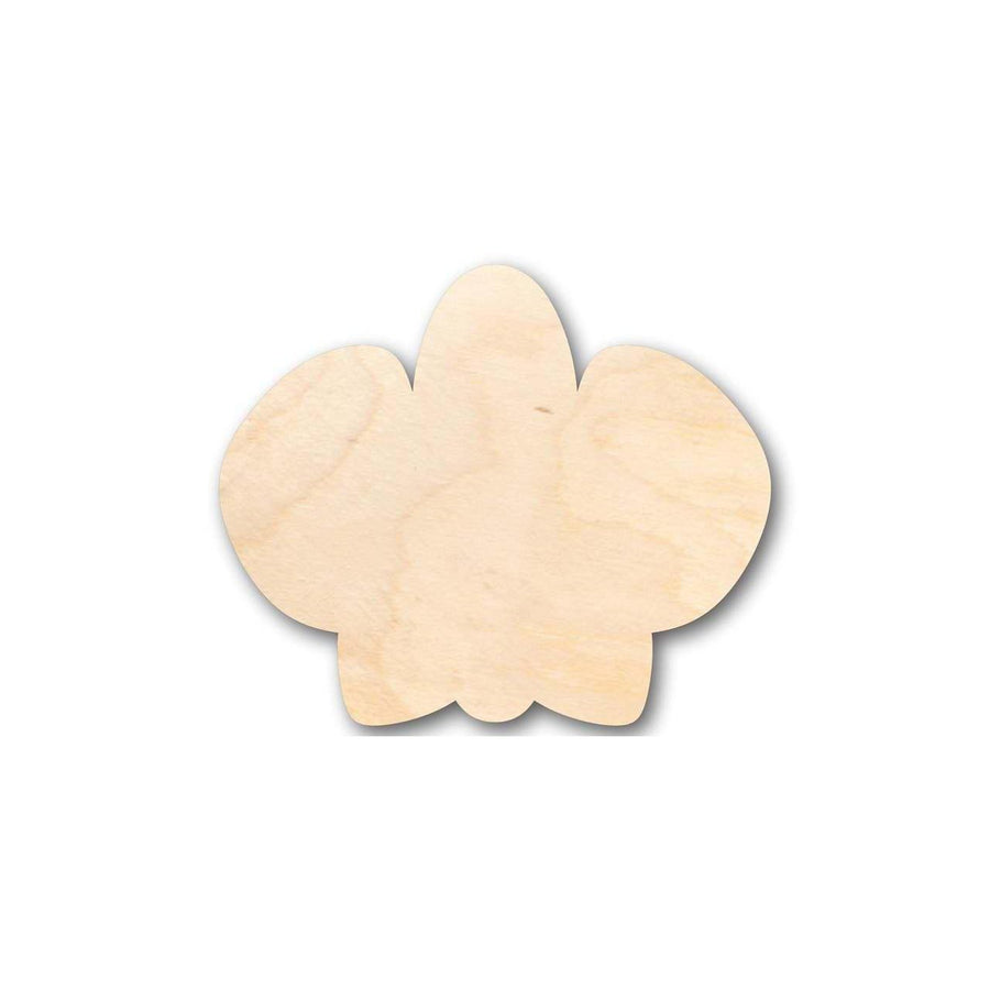 Unfinished Wood Orchid Flower Shape - Spring - Craft - up to 46" DIY - NameSigns.com