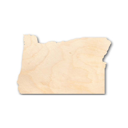 Unfinished Wood Oregon Shape - State - Craft - up to 46" DIY - NameSigns.com