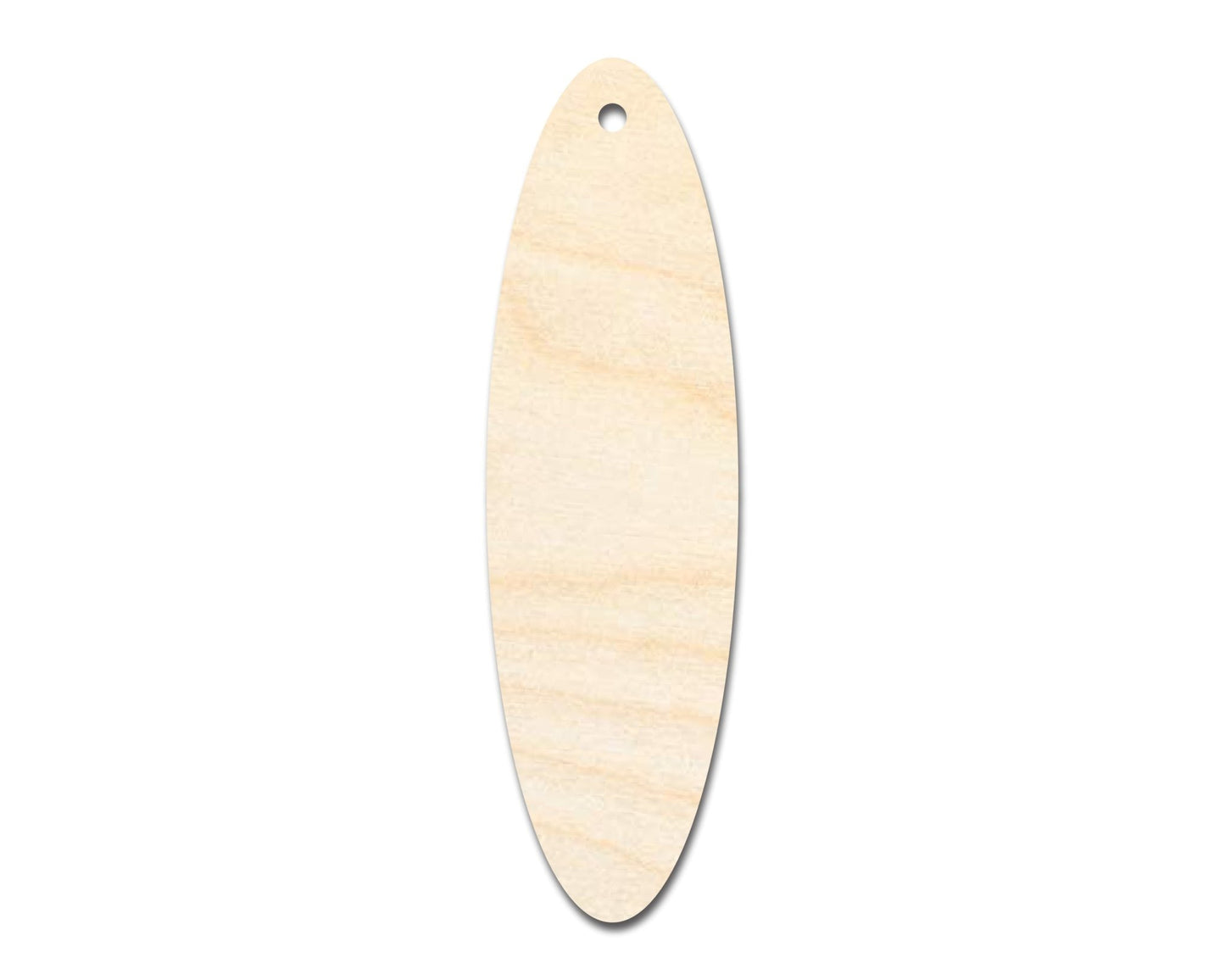 Unfinished Wood Oval Bookmark Shape | DIY Craft Cutout | up to 12" DIY - NameSigns.com