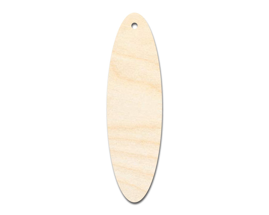 Unfinished Wood Oval Bookmark Shape | DIY Craft Cutout | up to 12" DIY - NameSigns.com