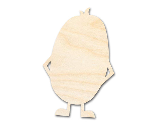 Unfinished Wood Oval Monster Shape | DIY Craft Cutout | up to 46" DIY - NameSigns.com