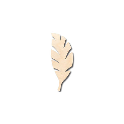 Unfinished Wood Palm Tree Leaf Shape - Craft - up to 46" DIY - NameSigns.com