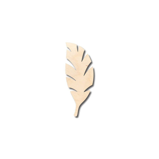 Unfinished Wood Palm Tree Leaf Shape - Craft - up to 46" DIY - NameSigns.com