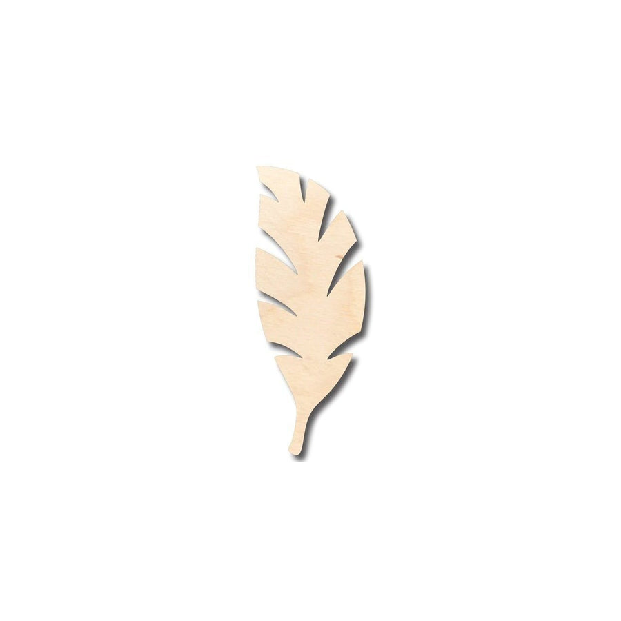 Unfinished Wood Palm Tree Leaf Shape - Craft - up to 46" DIY - NameSigns.com