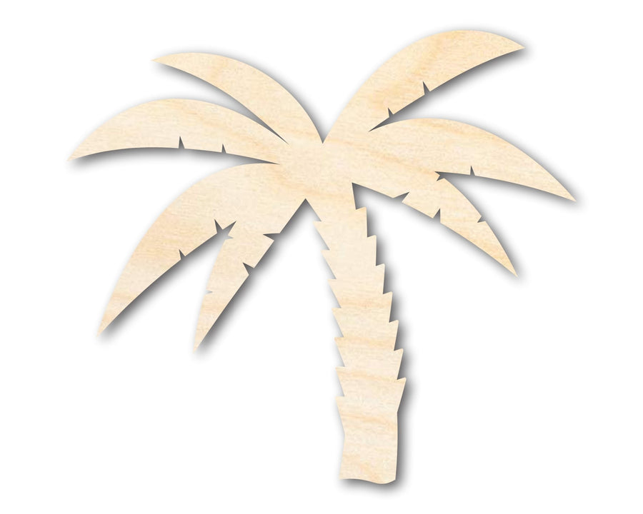 Unfinished Wood Palm Tree Shape - Craft - up to 46" - NameSigns.com