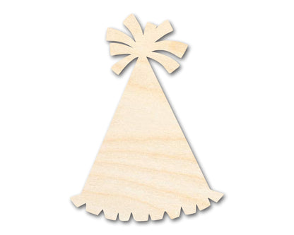 Unfinished Wood Party Hat Shape | DIY Craft Cutout | up to 46" DIY - NameSigns.com