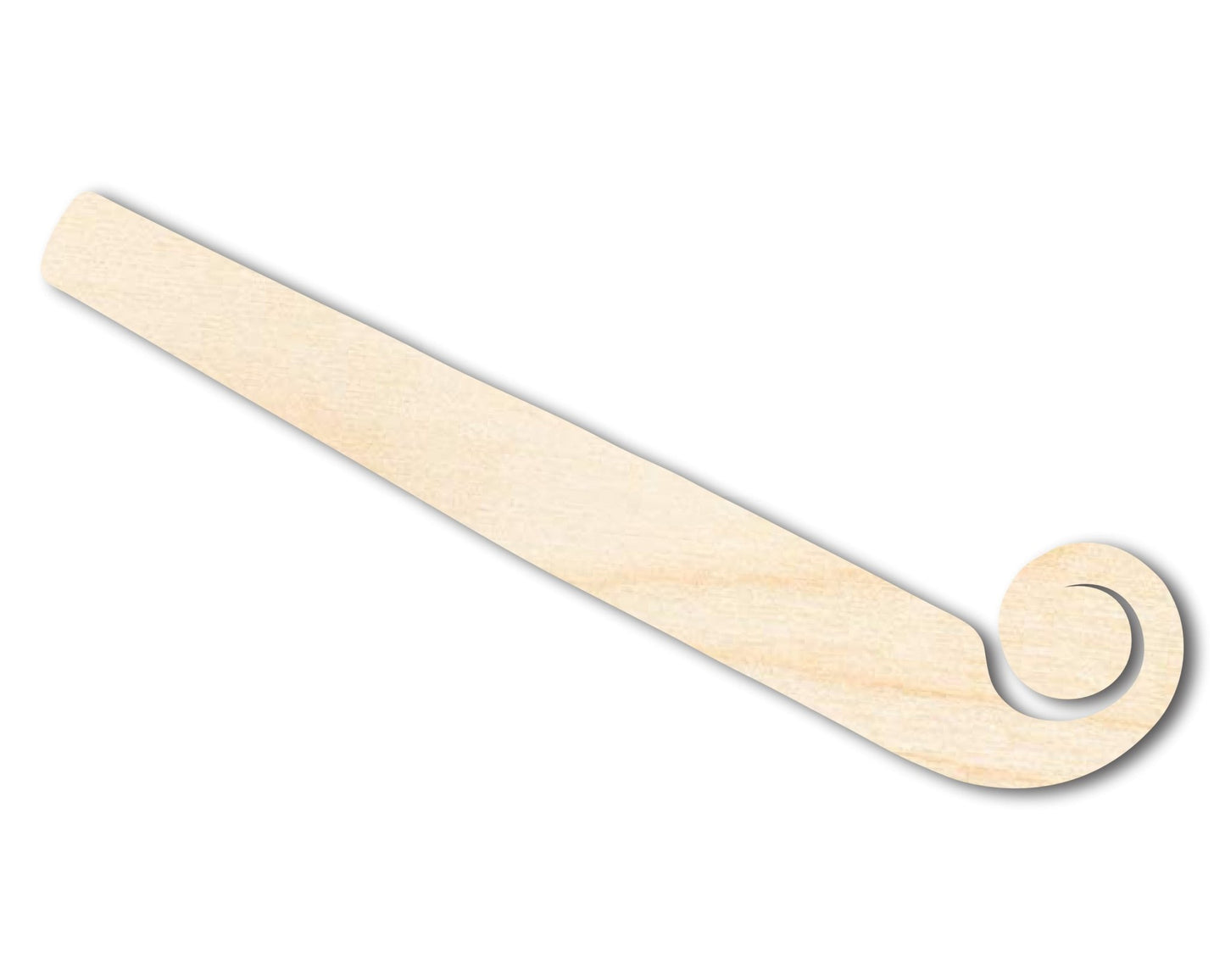 Unfinished Wood Party Noisemaker Shape | DIY Craft Cutout | up to 46" DIY - NameSigns.com