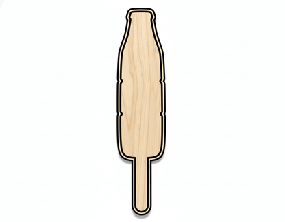 Unfinished Wood Patriotic Popsicle Shape | DIY Craft Cutout | up to 46" DIY - NameSigns.com