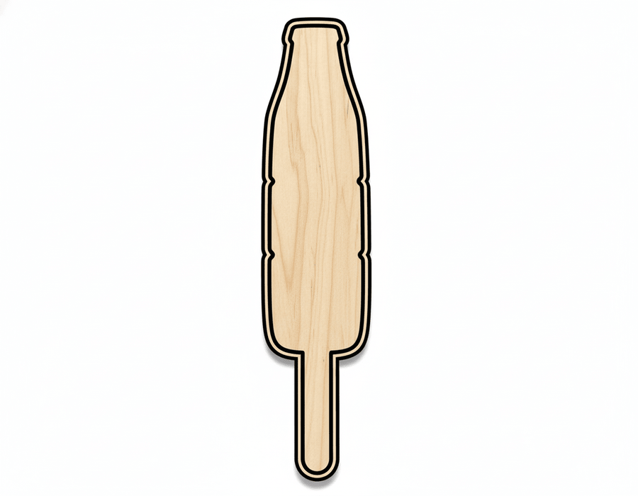 Unfinished Wood Patriotic Popsicle Shape | DIY Craft Cutout | up to 46" DIY - NameSigns.com
