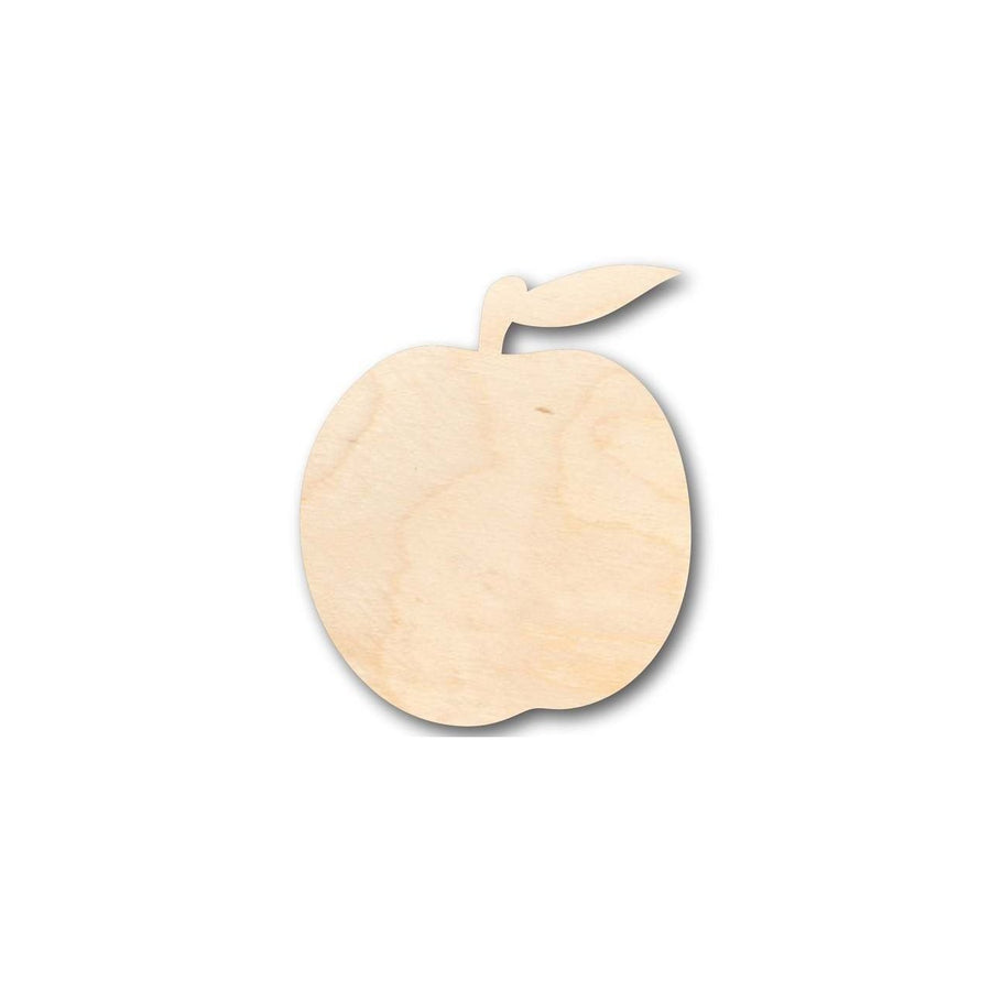 Unfinished Wood Peach Shape - Fruit - Craft - up to 46" DIY - NameSigns.com