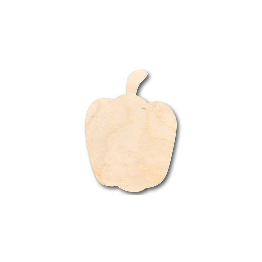 Unfinished Wood Pepper Shape - Garden - Kitchen - Food - Craft - up to 46" DIY - NameSigns.com