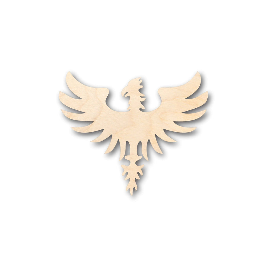 Unfinished Wood Phoenix Mythical Shape - Craft - up to 46" DIY - NameSigns.com