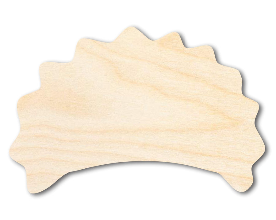 Unfinished Wood Pierogi Silhouette Shape - Craft - up to 46" - NameSigns.com