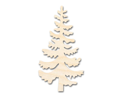Unfinished Wood Pine Tree Shape - Craft - up to 46" - NameSigns.com