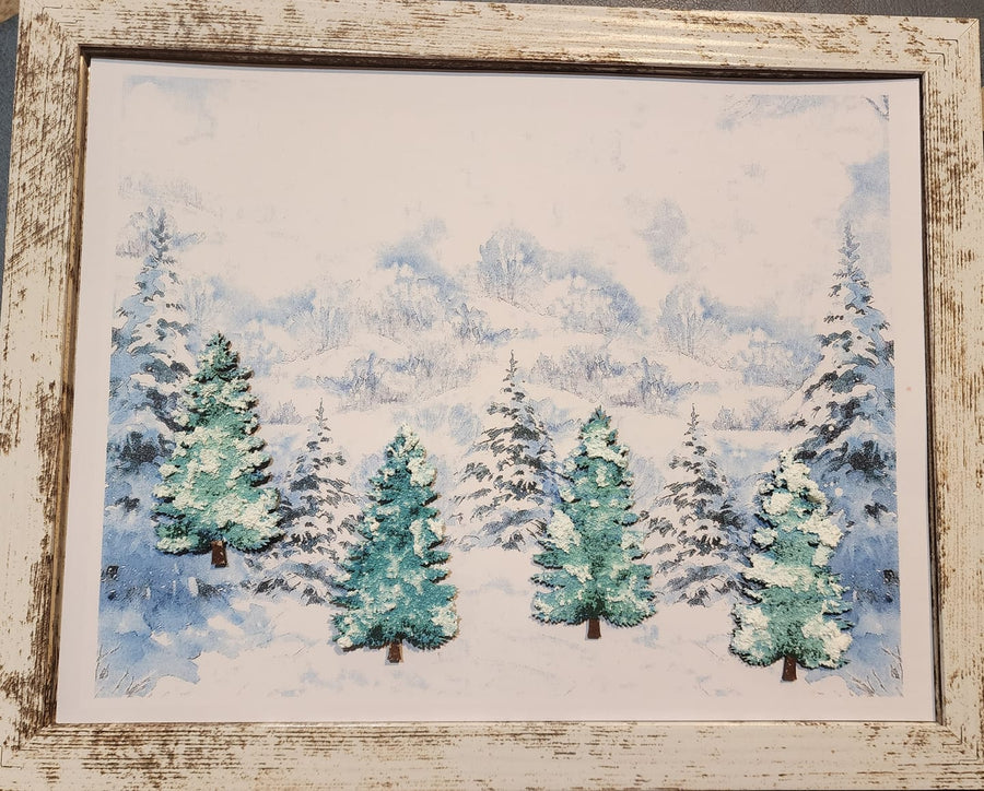 Unfinished Wood Pine Tree Shape - Fall - Winter - Craft - up to 46" DIY - NameSigns.com
