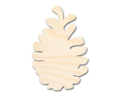 Unfinished Wood Pinecone Shape | Craft Cutout | up to 46" DIY - NameSigns.com