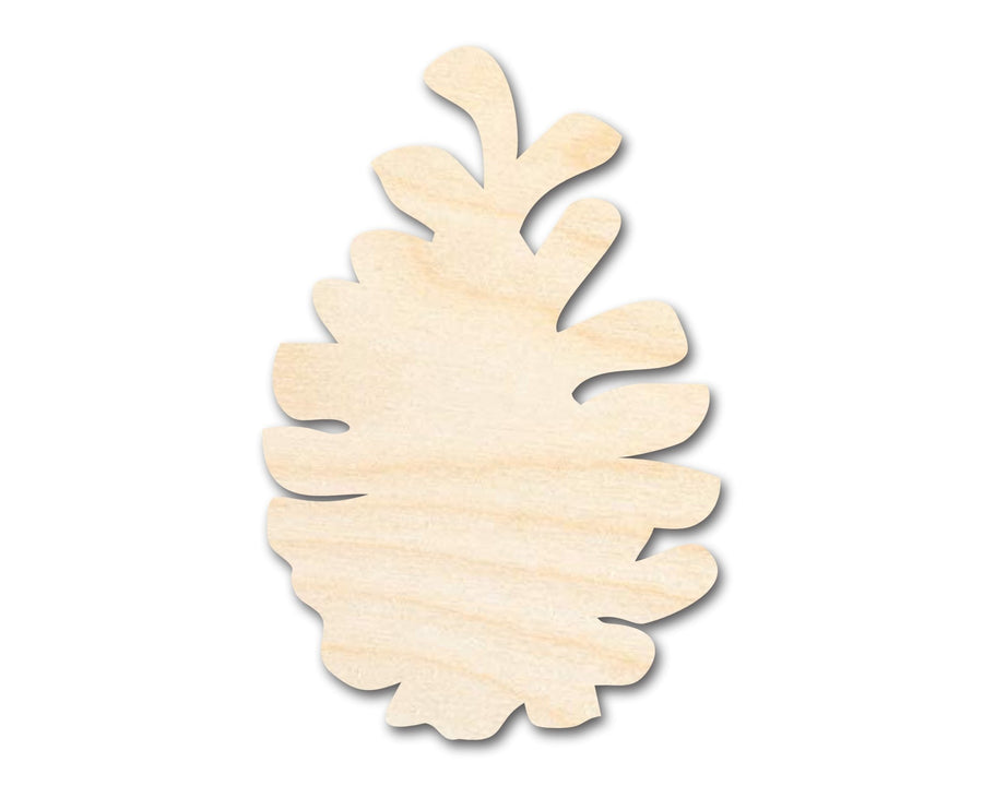 Unfinished Wood Pinecone Shape | Craft Cutout | up to 46" DIY - NameSigns.com