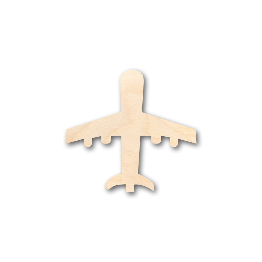 Unfinished Wood Planes Shape - Craft - up to 46" DIY - NameSigns.com