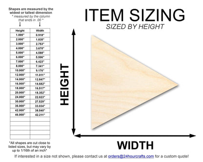 Unfinished Wood Play Shape | DIY Craft Cutout | up to 46" DIY - NameSigns.com