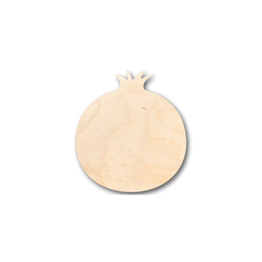 Unfinished Wood Pomegranate Shape - Fruit - Craft - up to 46" DIY - NameSigns.com