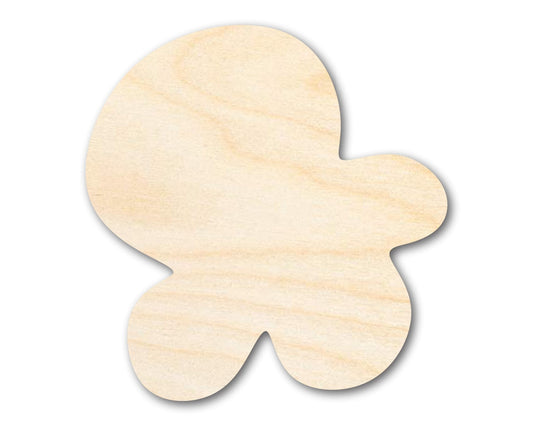 Unfinished Wood Popcorn Kernal Shape | Craft Cutout | up to 46" DIY - NameSigns.com