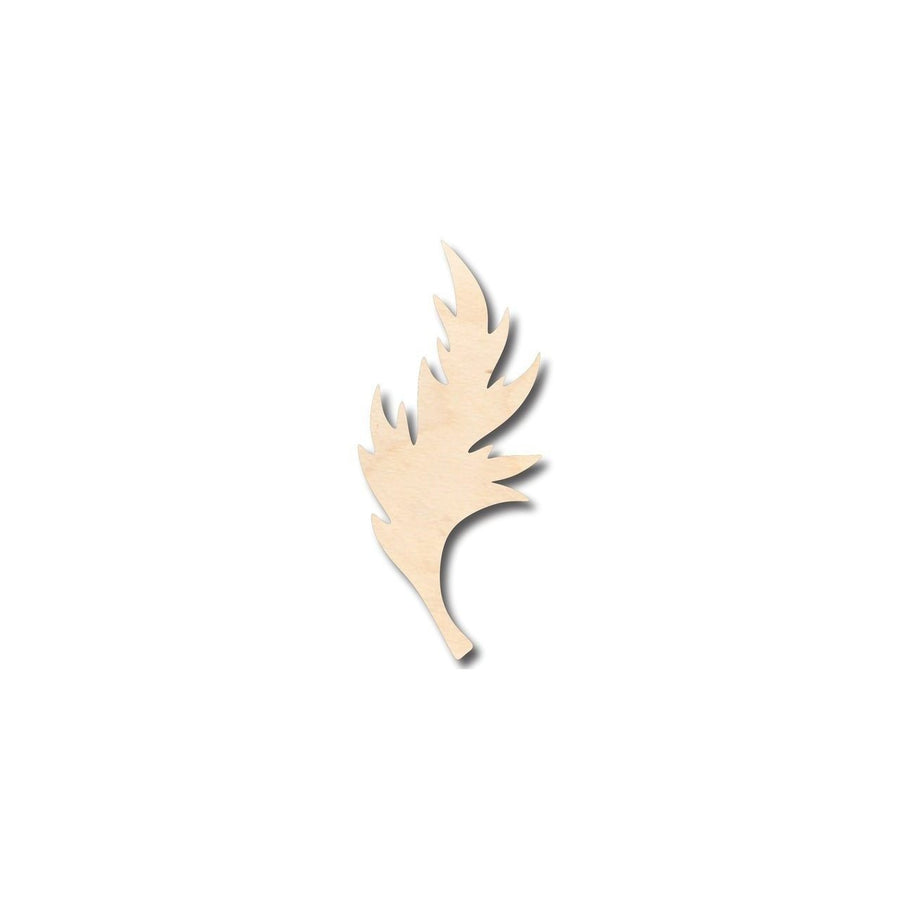 Unfinished Wood Poppy Leaf Shape - Spring - Craft - up to 46" DIY - NameSigns.com
