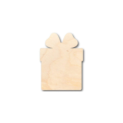 Unfinished Wood Present Gift Shape - Christmas - Birthday - Craft - up to 46" DIY - NameSigns.com