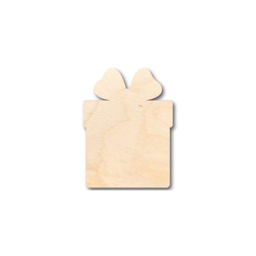 Unfinished Wood Present Gift Shape - Christmas - Birthday - Craft - up to 46" DIY - NameSigns.com