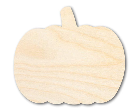Unfinished Wood Pumpkin Silhouette - Craft - up to 46" DIY - NameSigns.com