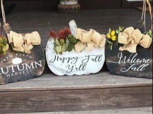 Unfinished Wood Pumpkin Silhouette - Craft - up to 46" DIY - NameSigns.com