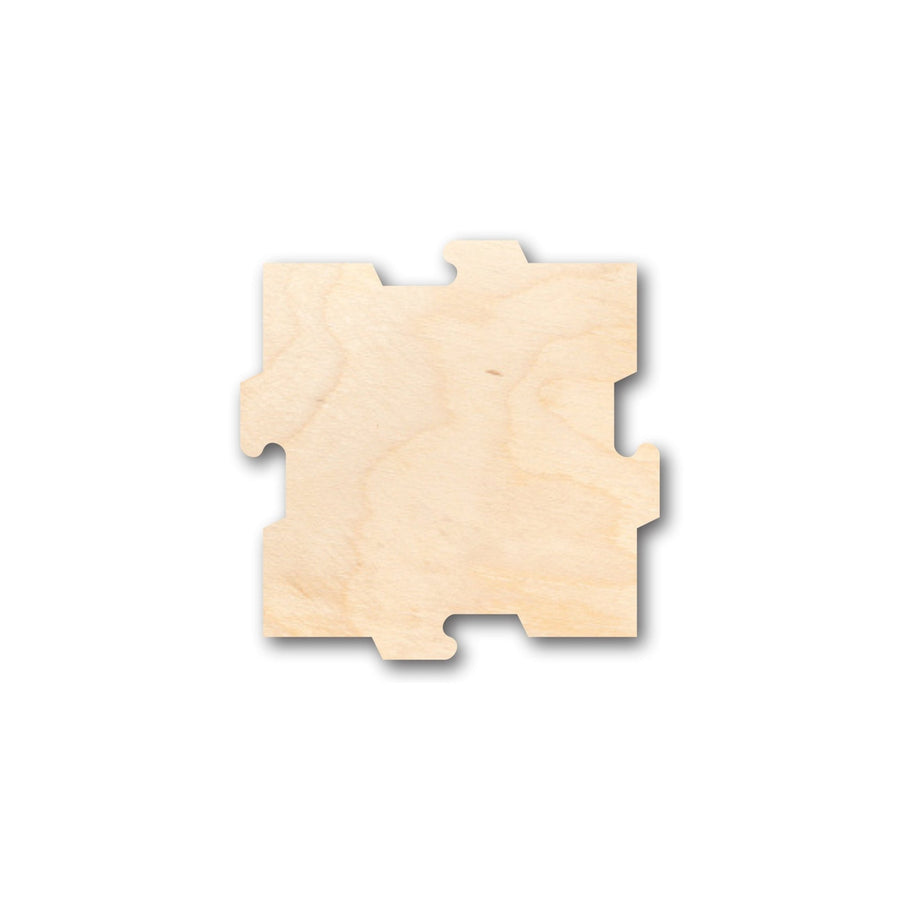 Unfinished Wood Puzzle Piece Interlocking Shape - Craft - up to 46" DIY - NameSigns.com