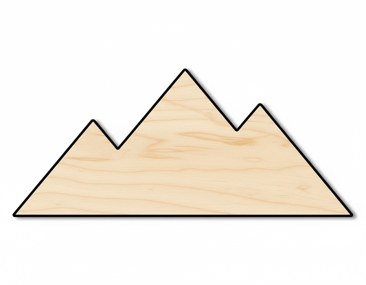 Unfinished Wood Pyramid – Baltic Birch Laser Cut Wood Craft Shape - NameSigns.com