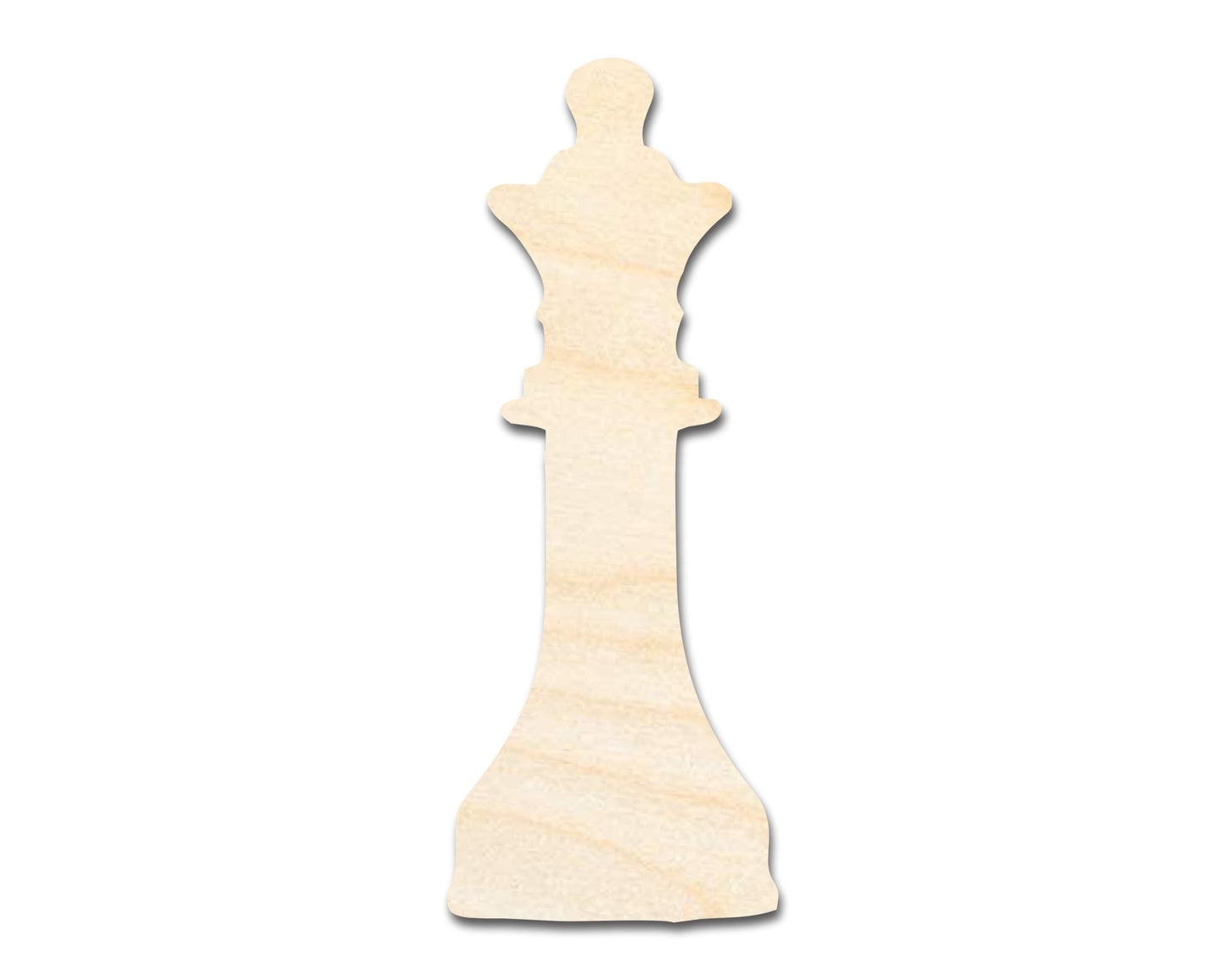 Unfinished Wood Queen Chess Piece Shape | DIY Craft Cutout | up to 46" DIY - NameSigns.com