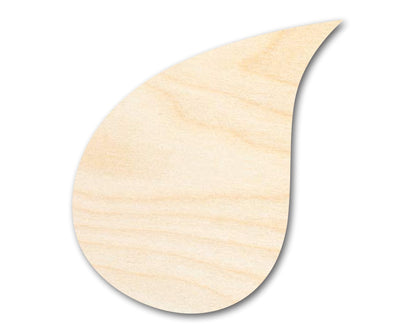 Unfinished Wood Rain Drop Silhouette - Weather Craft - up to 46" DIY - NameSigns.com