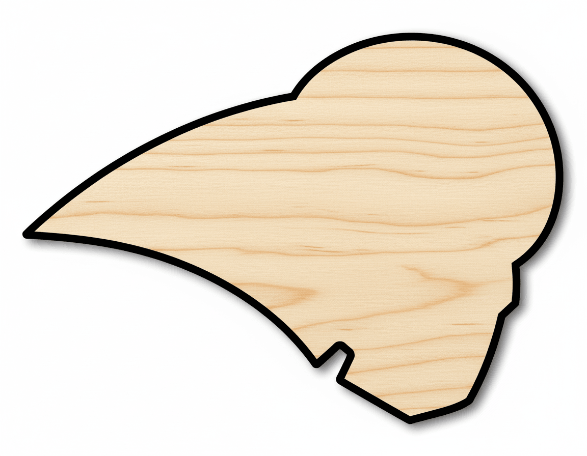 Unfinished Wood Ram Mascot Shape | DIY Craft Cutout | up to 46" DIY - NameSigns.com