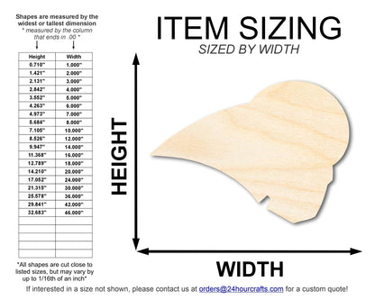 Unfinished Wood Ram Mascot Shape | DIY Craft Cutout | up to 46" DIY - NameSigns.com