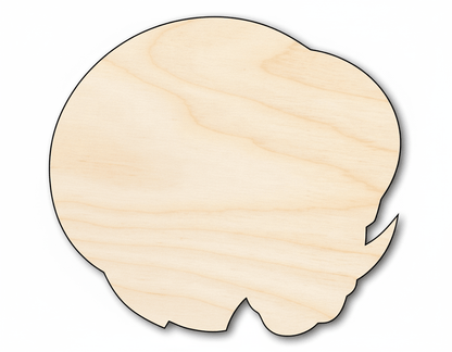 Unfinished Wood Ram Mascot Shape | DIY Craft Cutout | up to 46" DIY - NameSigns.com