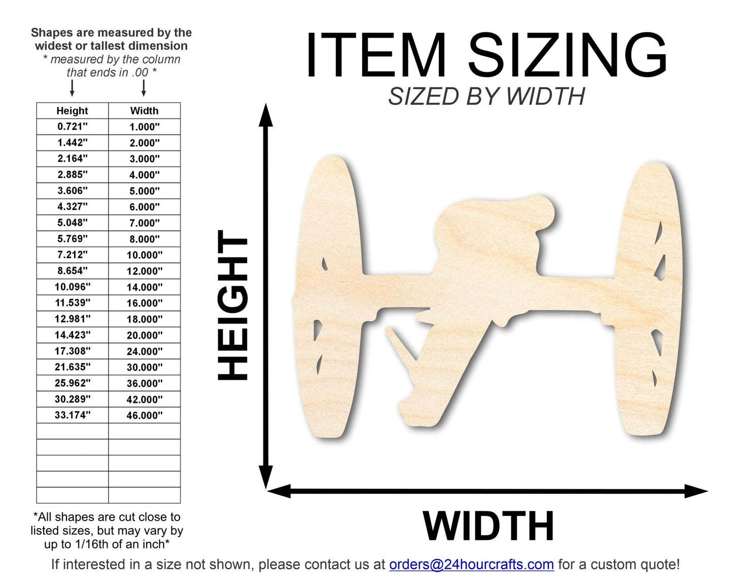 Unfinished Wood Revolutionary Cannon Shape | DIY Craft Cutout | up to 46" DIY - NameSigns.com