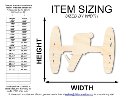 Unfinished Wood Revolutionary Cannon Shape | DIY Craft Cutout | up to 46" DIY - NameSigns.com