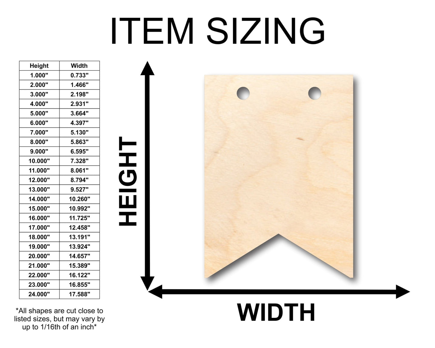 Unfinished Wood Rope Sign Banner Plaque Shape - Craft - up to 46" DIY - NameSigns.com