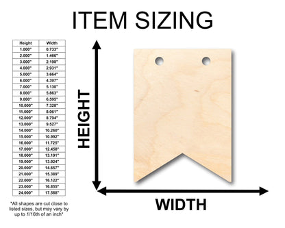 Unfinished Wood Rope Sign Banner Plaque Shape - Craft - up to 46" DIY - NameSigns.com