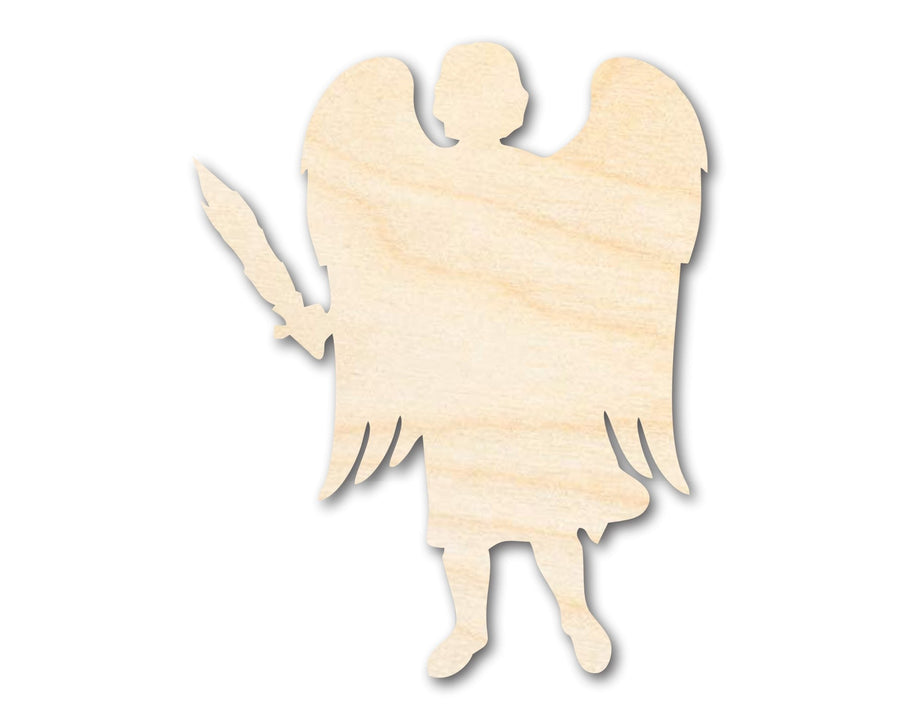 Unfinished Wood Saint Michael Shape | DIY Craft Cutout | up to 46" DIY - NameSigns.com