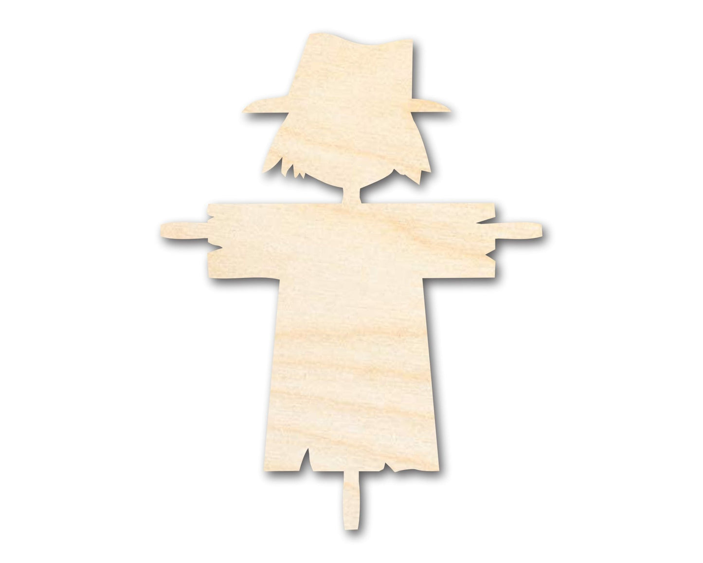 Unfinished Wood Scarecrow Shape | DIY Fall Harvest Craft Cutout | up to 46" DIY - NameSigns.com