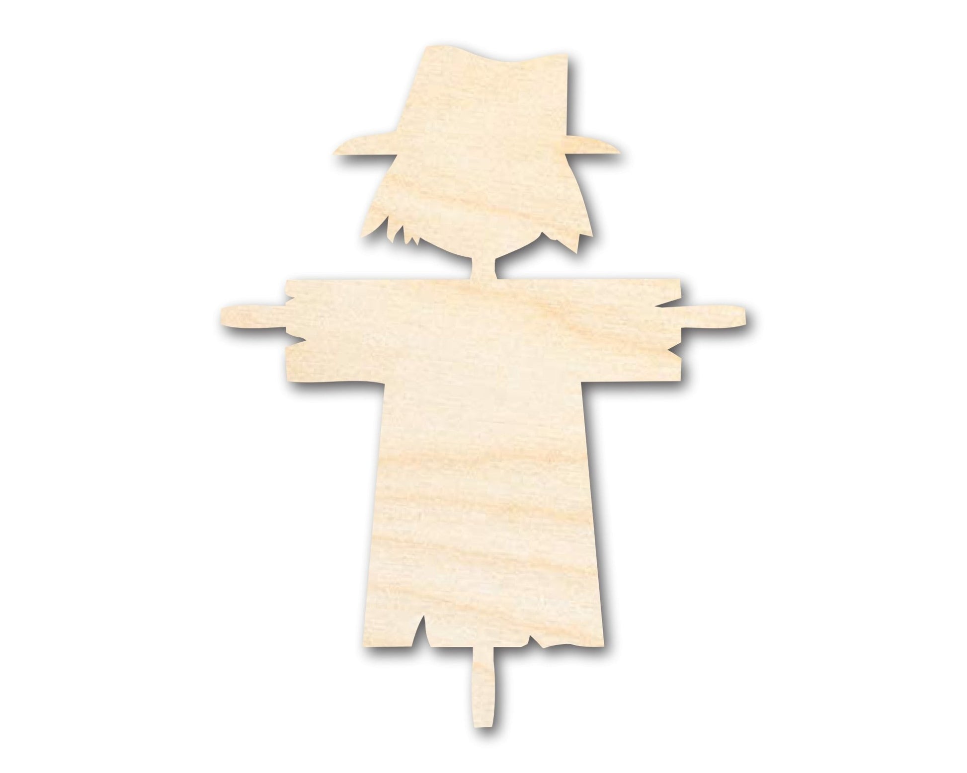 Unfinished Wood Scarecrow Shape | DIY Fall Harvest Craft Cutout | up to 46" DIY - NameSigns.com